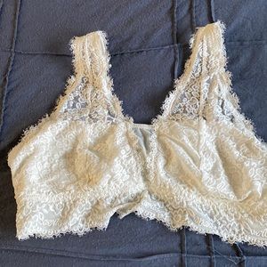 Aerie white lace bralette